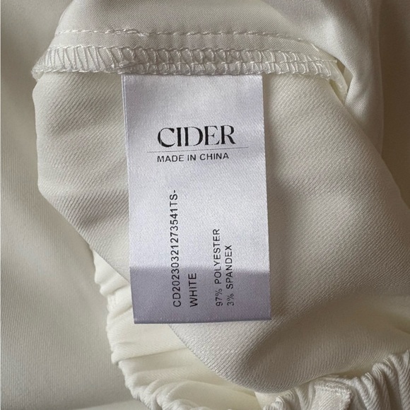 Cider Women’s 0XL White Wide Leg Trousers Classic Timeless Business Casual Pants - Picture 12 of 16